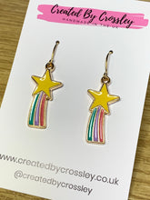 Load image into Gallery viewer, Shooting Star Charm Earrings
