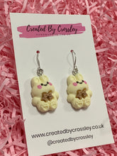 Load image into Gallery viewer, Bowtie Bunny Rabbit Charm Earrings
