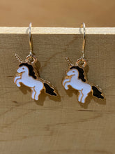 Load image into Gallery viewer, Unicorn Charm Earrings
