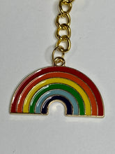 Load image into Gallery viewer, Large Rainbow Keyring
