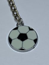 Load image into Gallery viewer, Football Charm Keyring
