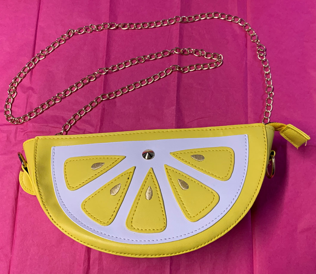 Lemon yellow purse sale