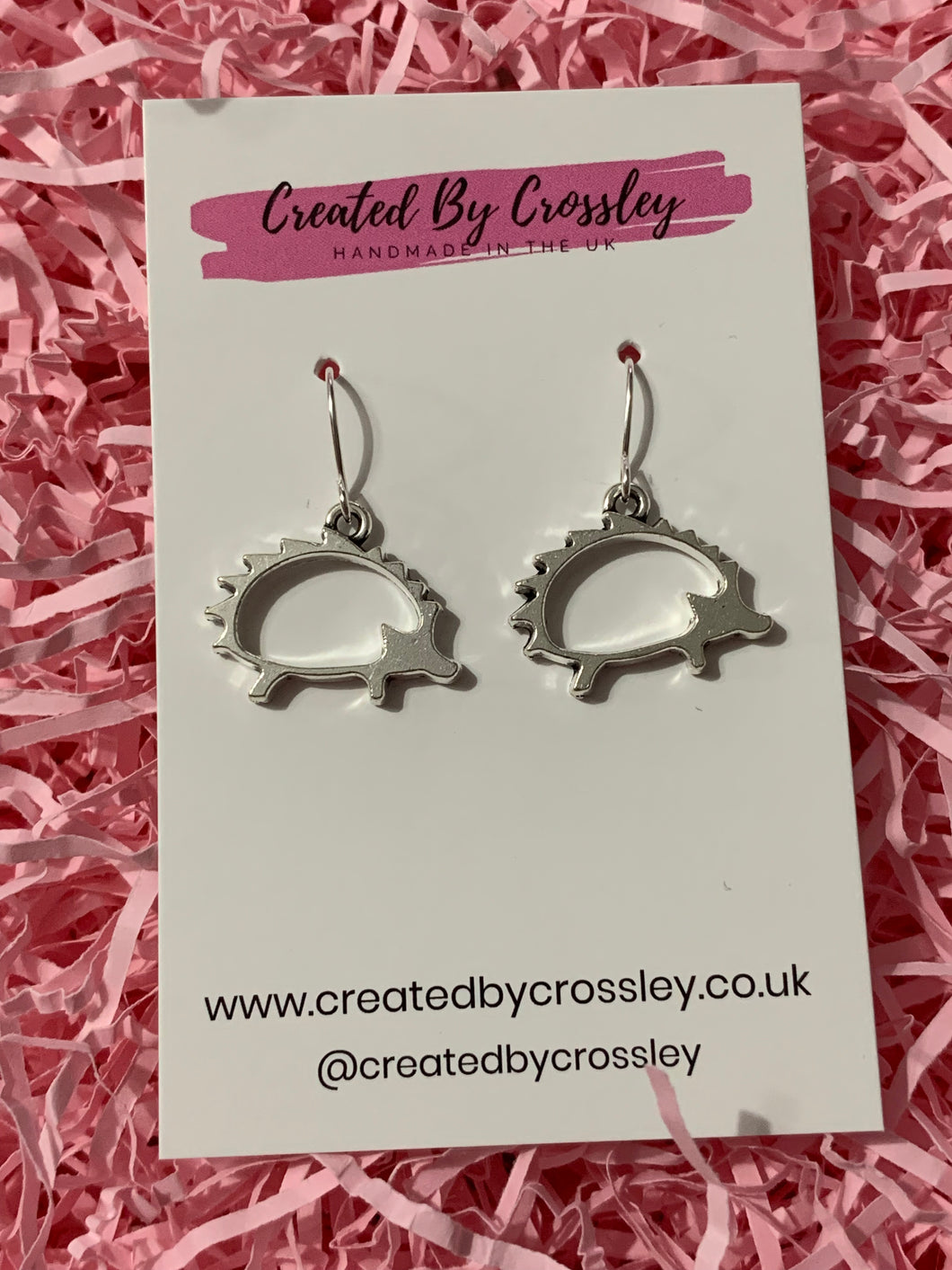 Hedgehog Charm Earrings