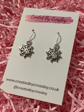 Load image into Gallery viewer, Spiderweb Charm Earrings
