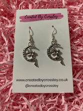 Load image into Gallery viewer, Fairy Moon Charm Earrings
