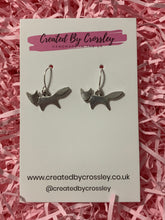 Load image into Gallery viewer, Simple Fox Charm Earrings
