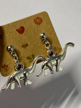 Load image into Gallery viewer, Dinosaur Charm Stud Earrings
