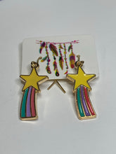 Load image into Gallery viewer, Shooting Star Charm Earrings
