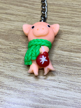 Load image into Gallery viewer, Cosy Pig Keyring
