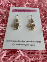 Load image into Gallery viewer, Treble Clef Charm Earrings
