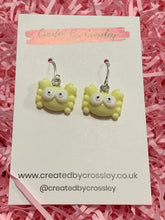 Load image into Gallery viewer, Mini Crab Charm Earrings
