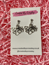 Load image into Gallery viewer, Octopus Charm Stud Earrings
