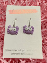 Load image into Gallery viewer, Mini Crab Charm Earrings
