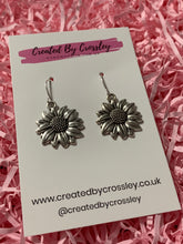 Load image into Gallery viewer, Sunflower Charm Earrings
