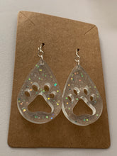 Load image into Gallery viewer, Paw Print Resin Earrings
