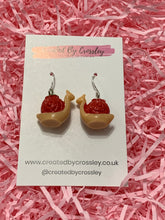 Load image into Gallery viewer, Strawberry Snails Charm Earrings
