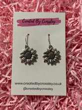 Load image into Gallery viewer, Sunflower Charm Earrings
