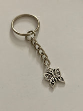 Load image into Gallery viewer, Swirly Butterly Charm Keyring
