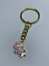 Load image into Gallery viewer, Cute Cow Charm Keyring
