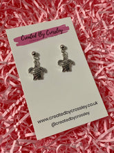 Load image into Gallery viewer, Turtle Charm Stud Earrings
