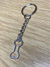 Load image into Gallery viewer, Dog Bone Charm Keyring
